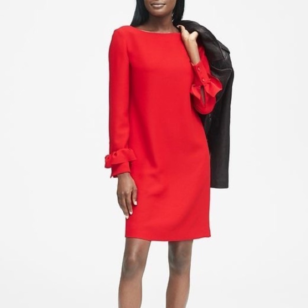 Banana Republic red dress
